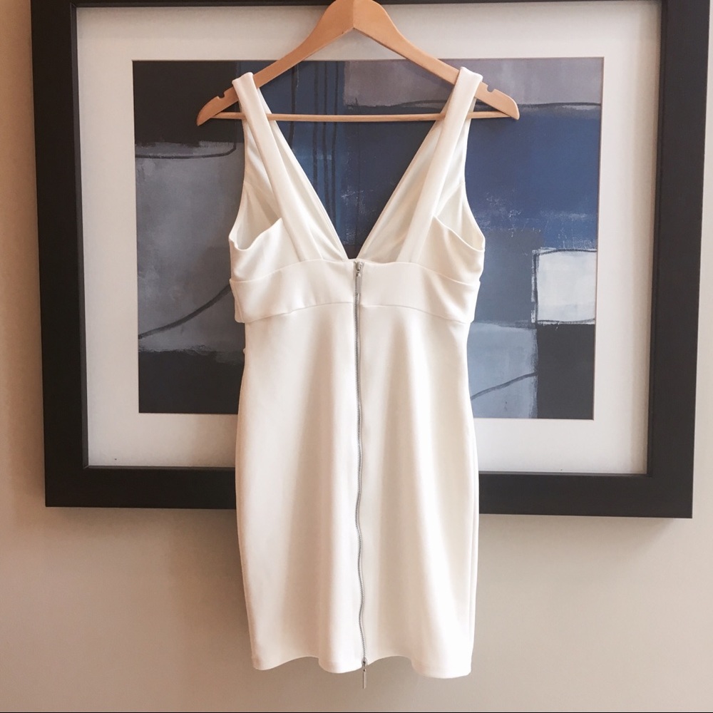 Topshop Mini Cutout Bodycon Dress 6 M - Picture 2 of 8